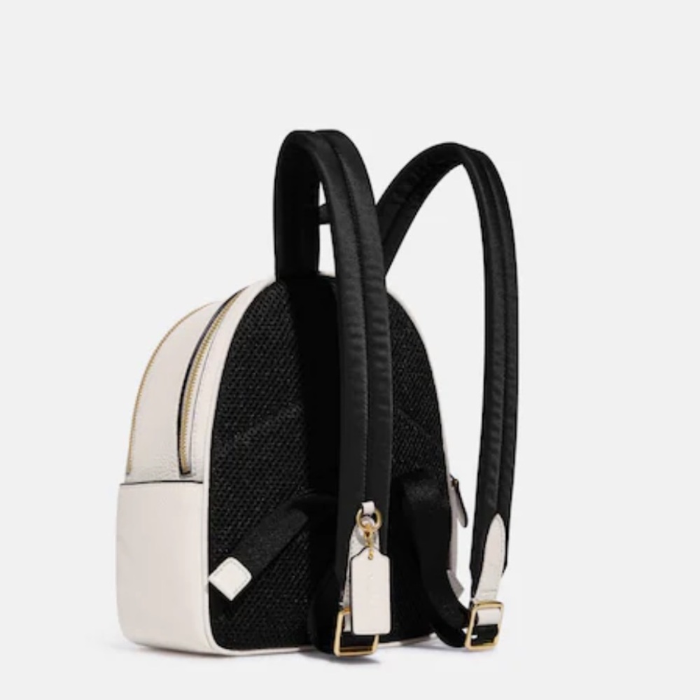 COACH Mini Court Backpack With Dancing Kitten COLOR:
Gold/Chalk Multi - Picture 2 of 6